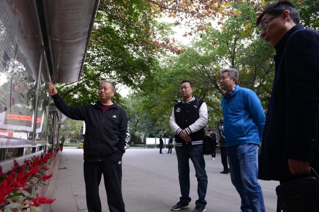 熊偉校長介紹學校的辦學情況