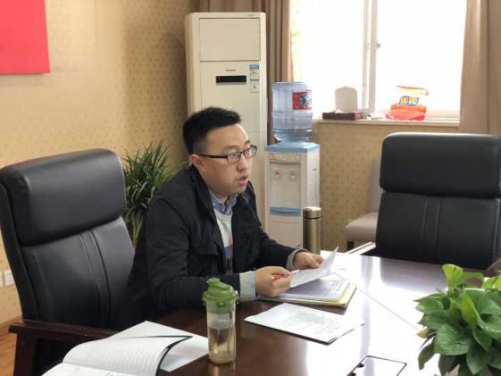 辦公室負(fù)責(zé)日常宣傳的趙榮老師發(fā)言