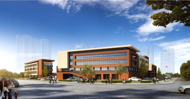 雙流中學萬科學校效果圖