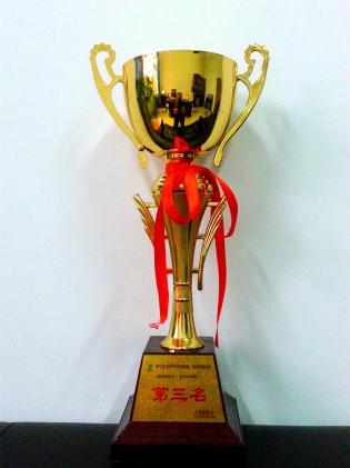 啦啦操全國團體總分第三名