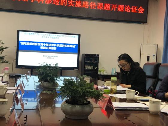 圖7 四川師范大學(xué)教授張姝發(fā)言