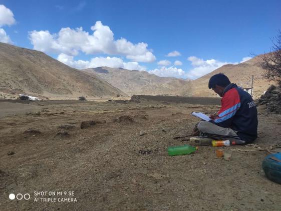 巴瑪扎西放牧學(xué)習(xí)圖