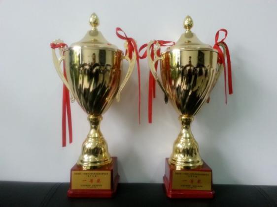 男、女團(tuán)體一等獎(jiǎng)獎(jiǎng)杯