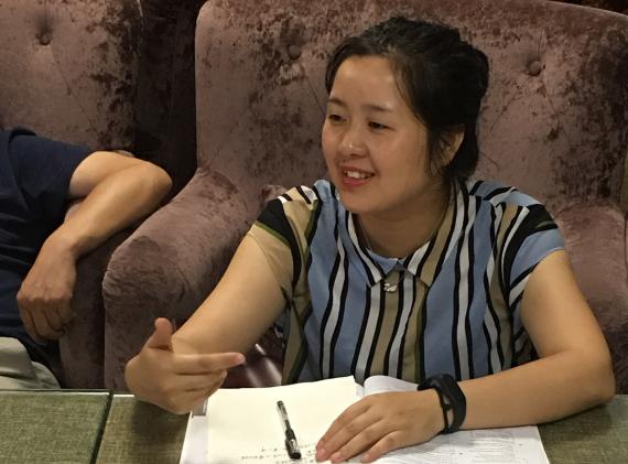 圖8汪思杰老師發(fā)言