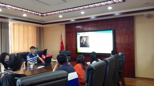 朱洋老師作讀書報告