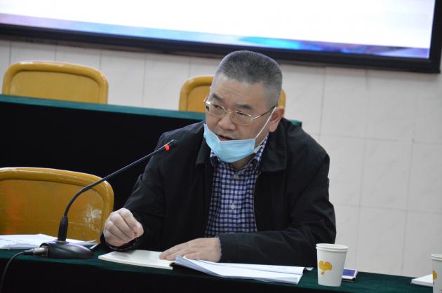 區(qū)驗配中心主任邱剛田作布署后期工作