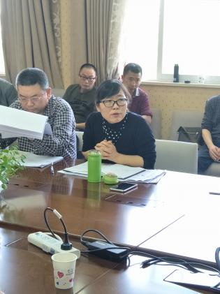 雙流區(qū)教育局中教科廖冬梅科長講話