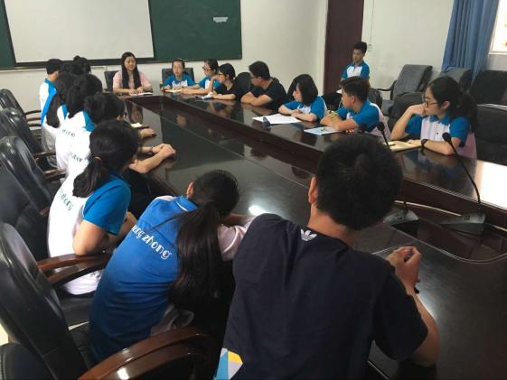 團(tuán)委 副書記汪思杰講話