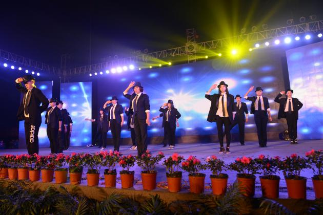 晚會節(jié)目現(xiàn)場