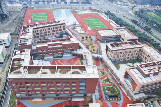 學(xué)校俯瞰圖