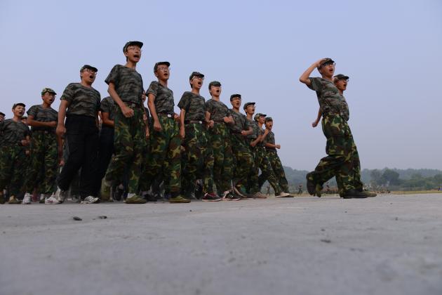 軍訓(xùn)成果匯報(bào)