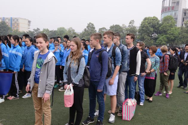 參加升國旗儀式