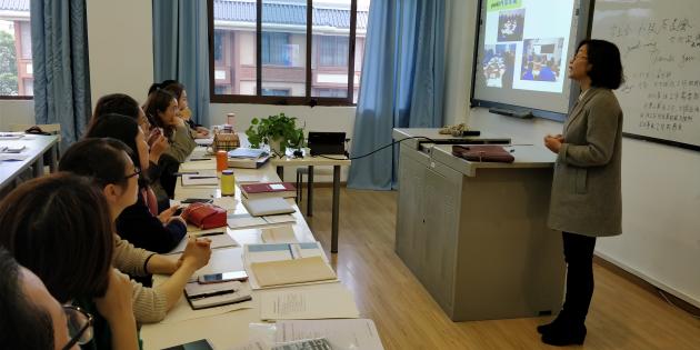 圖片二：袁陳玲老師講座