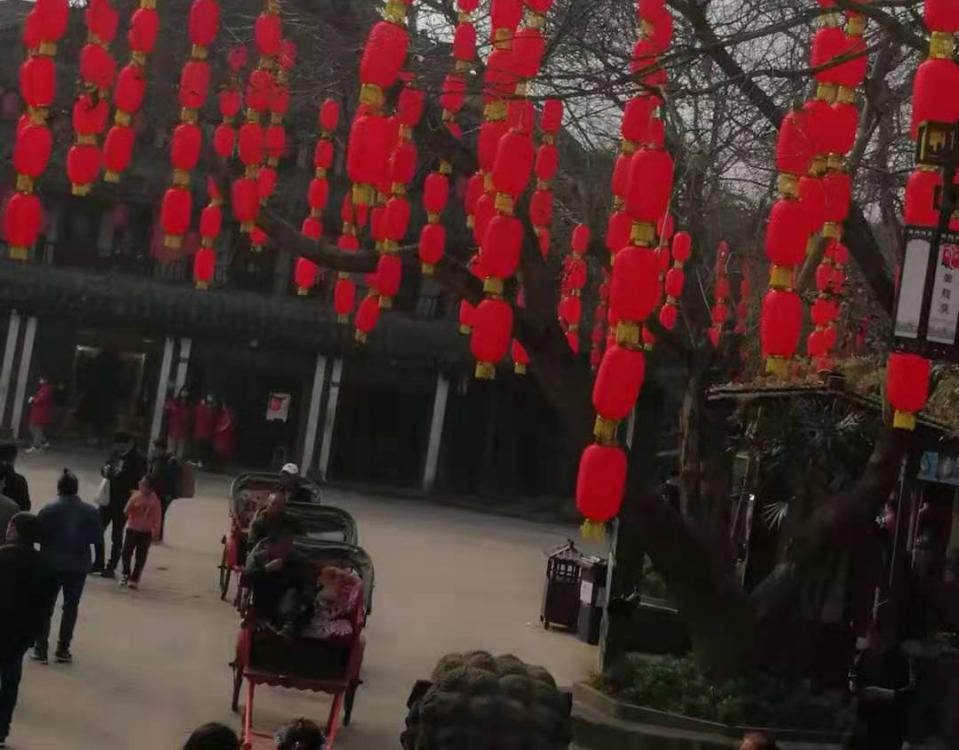 黃龍溪古鎮(zhèn)洋溢著節(jié)日的氣氛