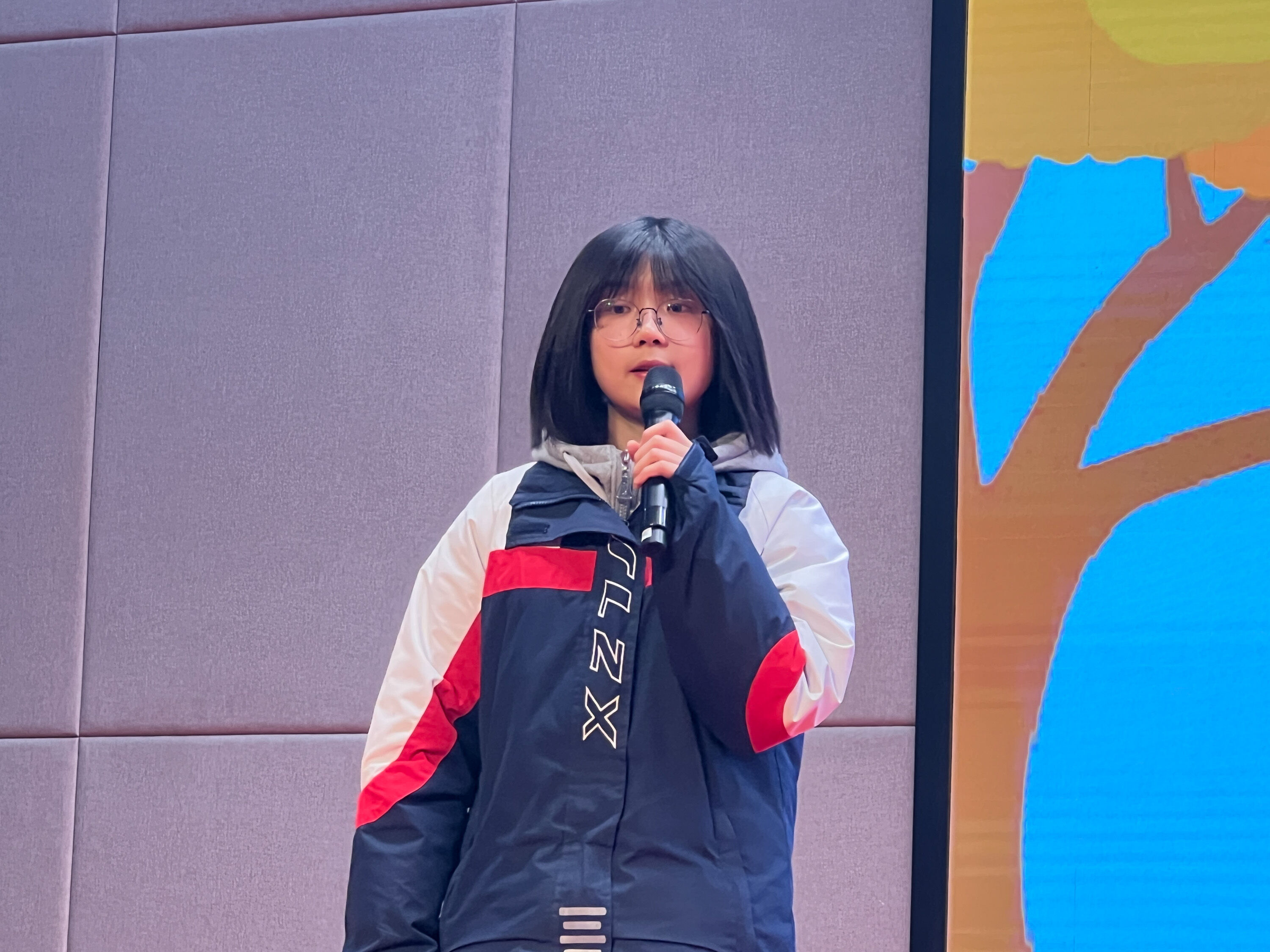 6號選手描繪了雙流中學(xué)的美麗畫面