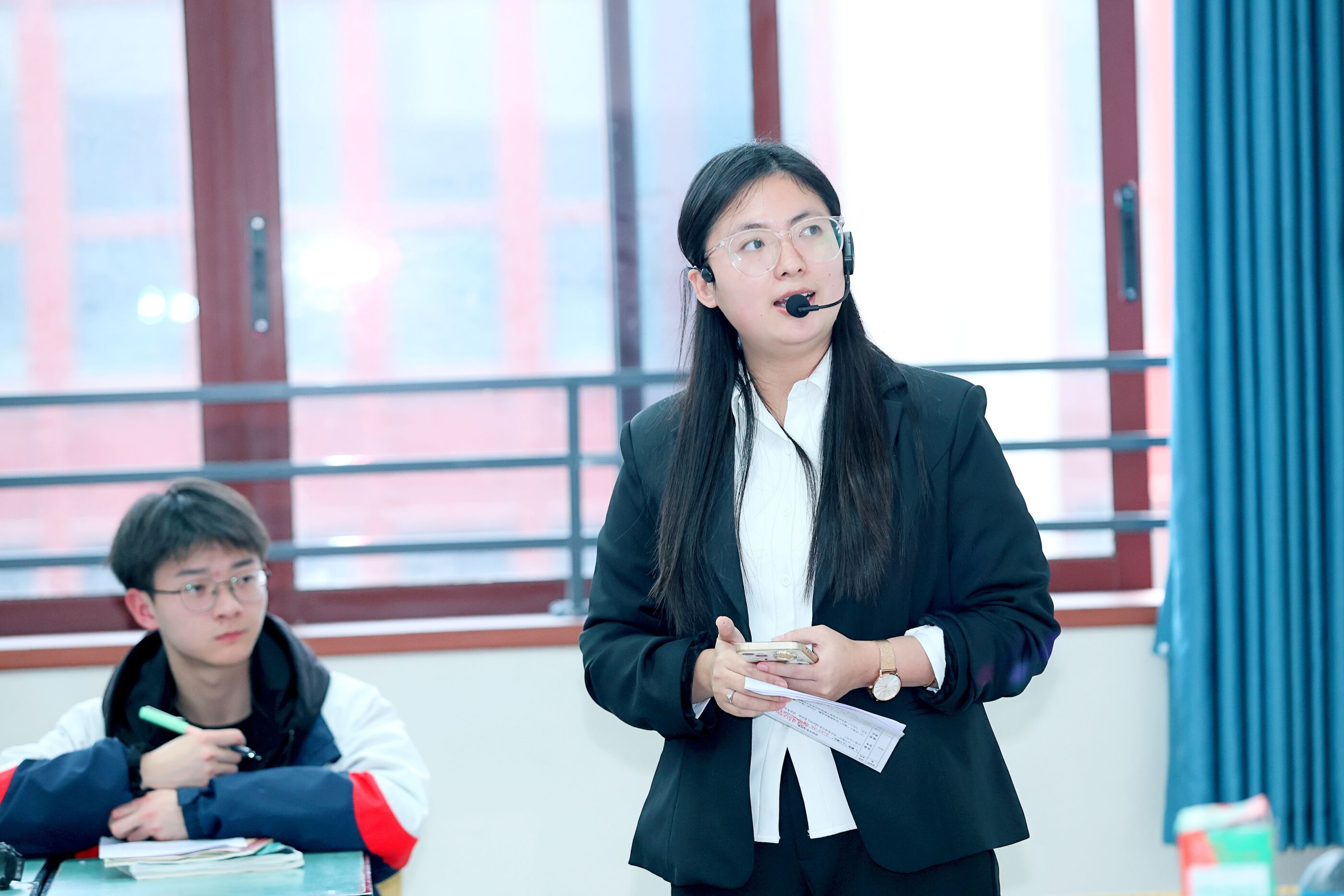 新津中學徐靈老師獻課