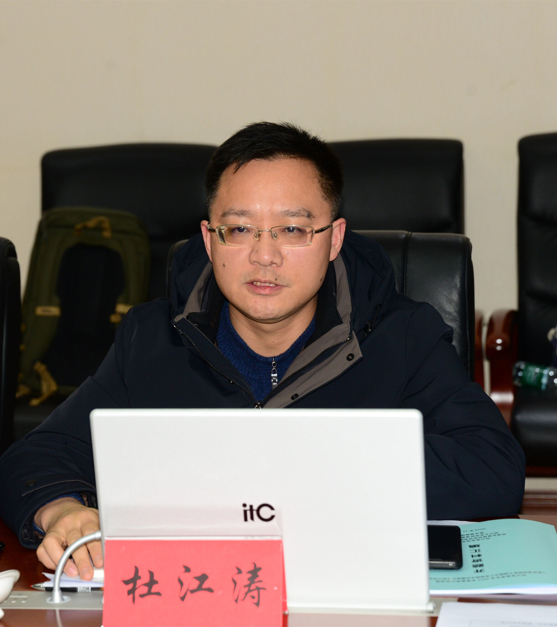 圖片8 雙流中學(xué)黨委副書記、副校長杜江濤致歡迎詞